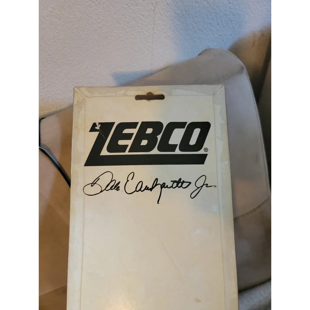 Dale Earnhardt Jr. Zebco Fishing‎ Combo Reel Pole Tackle Box NASCAR NIB 2004